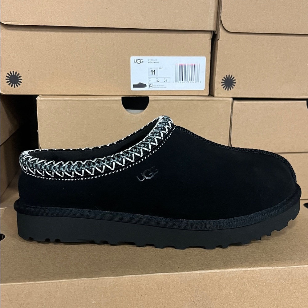 UGG Women’s Black Tasman Slippers